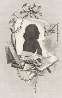 Silhouette of Hendrik van Maarseveen, print, Silhouette of the artist Hendrik van Maarseveen. Next