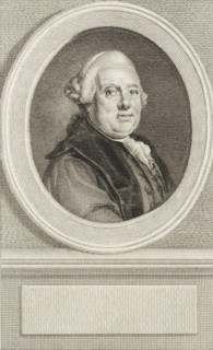 Portrait of David Ruhnken, print, Portrait of the German-Dutch classicist and philologist David