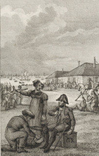 Anglo-Russian invasion, 1799, print, historical print, printmaker: Reinier Vinkeles (I), Amsterdam,