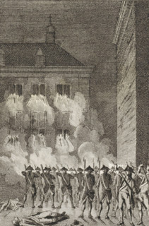 Attack on Soestdijk, 1787, print, historical print, The Palace at Soestdijk attacked by patriots