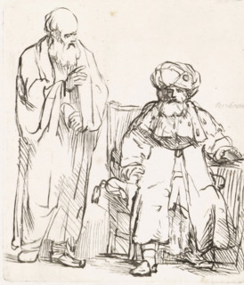 Nathan points out David's sins, Various thoughts engraved in copper after the original drawings and