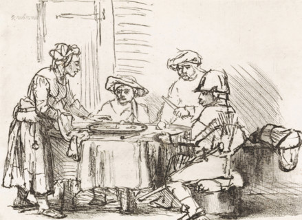 Saul at the Witch of Endor, Various thoughts engraved in copper after the original drawings and