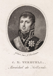 Portrait of Carel Hendrik Ver Huell, Marshal of Holland, print, printmaker: Ludwig Gottlieb
