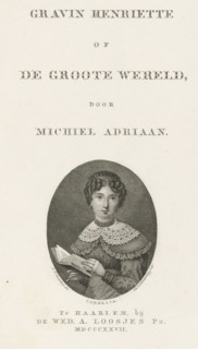 Title page for Michel Adriaan, Countess Henriette or The Great World, 1827, print, title page, with