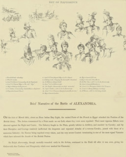 Explanation of the print 'The Battle of Alexandria', Brief Narrative of the Battle of Alexandria,