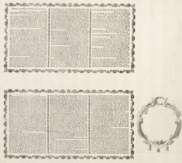 Explanation accompanying the allegory in honor of the King of Prussia for the restoration of the