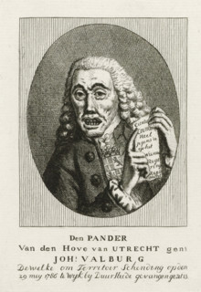 The Pawnbroker of the Court of Utrecht, named Joh. Valburg, Satirical portrait of the Utrecht