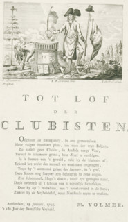 In Praise of the Clubists, Membership Certificate of the Clubists, 1795, print, membership