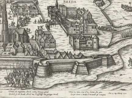 The Peat Ship of Breda, 1590, Series 10: Dutch and Foreign Events, 1587-1612, print, album page,