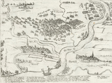 Defeat of the States Army at Wesel, 1595, Series 10: Dutch and Foreign Events, 1587-1612, print,