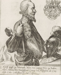 Portrait of Adolf, Count of Nieuwenaar and Meurs, Series 9: Dutch and German Events, 1583-1587,