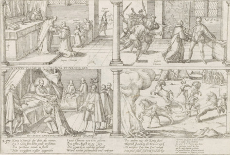 Murder of Henry III, 1589, Series 4: French, German and English Events, 1576-1610, print, album