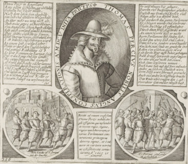 Portrait of Thomas Percy, Series 10: Dutch and Foreign Events, 1587-1612, print, album page, Series