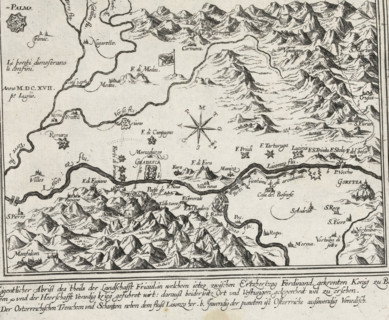 Map of Friuli, 1617, Eigentlicher Abriss des theils der landschafft Friaul, Series 11: Varia