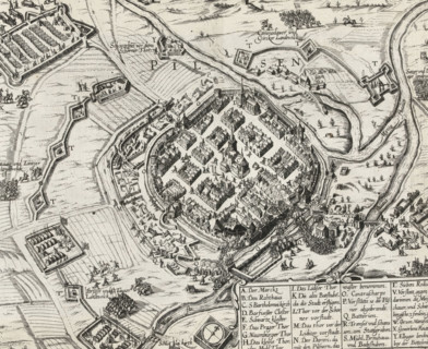 Siege of Pilsen, 1619, Series 11: Miscellaneous Foreign Events, 1571-1631, print, album page,