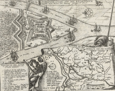 Swedish redoubt on the Weichsel River near Danzig, approximately nine miles from Danzig, 1626,