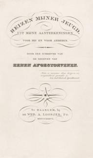 Title page for: HLH von Pückler-Muskau, Travels of my youth. From my notes for me and for others,