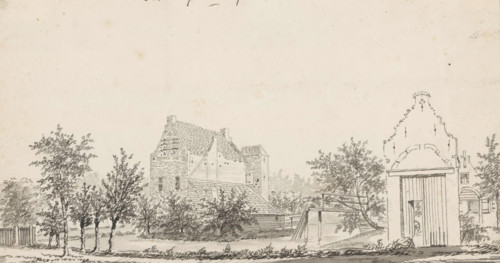 View of Stormerdijk Castle near Nieuwegein, Stormerdijk April 22, 1750, drawing, draftsman