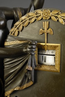 Pendule époque Empire (détail)