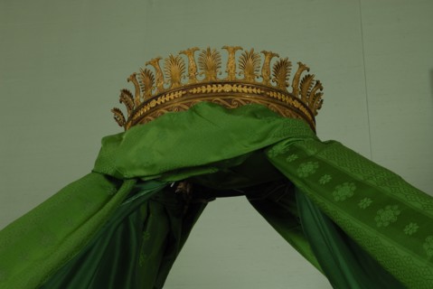 Desouches, Lit de voyage pliant de la famille Impériale (détail)