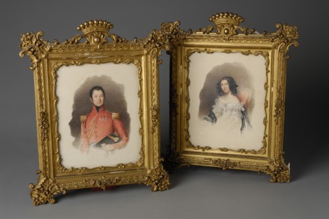 Portraits du Marquis et de la Marquise de Jobal