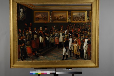 J-A Beaucé, "Devant tous les corps représentés sous le buste de l'Empereur"