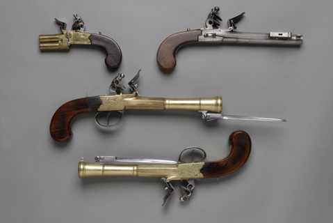 Pistolets 1ère moitié du 19e siècle
