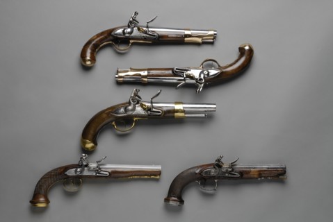 Pistolets du début du 19e siècle