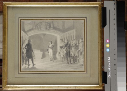 Napoléon au tombeau du Grand Frédéric