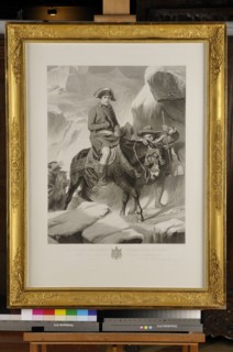 Paul Delaroche (d'après), " Le Général Bonaparte Franchissant les Alpes "