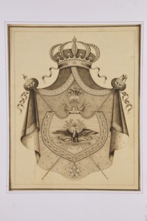 Chaulan. Projet d'armoiries pour l'Empereur Napoléon 1er