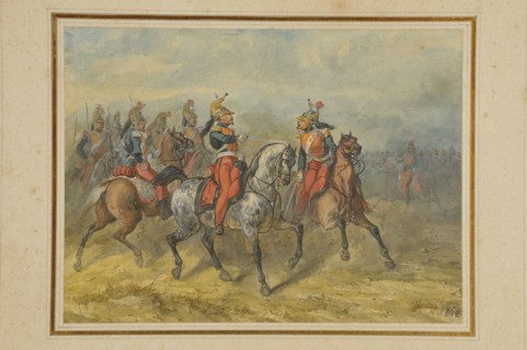 De Luna, "Cuirassier à la charge", 1852