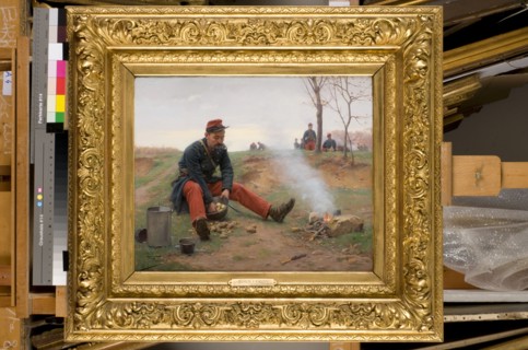 Grolleron, "Le cuisiner de l'escouade, 44e régiment d'infanterie"