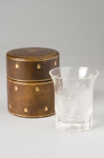 Verre gobelet en demi cristal, 1er tiers du 19e siècle