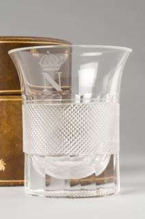 Verre gobelet en demi cristal, 1er tiers du 19e siècle