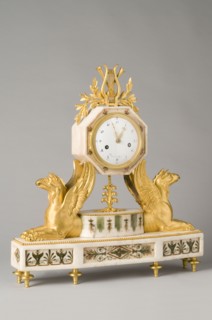 Clock with griffins, last decade of the 18th Century