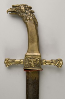 Détail de sabre de sapeur, époque 2nd Empire