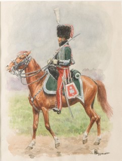 Rousselot, "Chef d'escadron du 4e Régiment garde d'honneur 1813-1814"