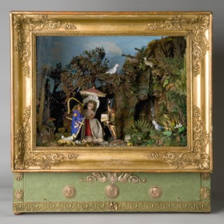 Diorama à automates, fin du 19e siècle, début du 20e siècle
