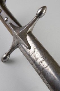 Sabre à l'orientale, d'officier supérieur ou de cavalerie légère, à la Mameluk,