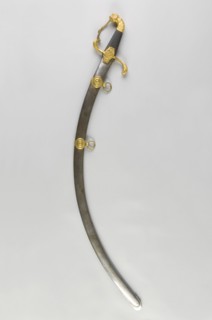 Sabre d'officier de cavalerie légère à l'orientale, époque Premier Empire - Restauration