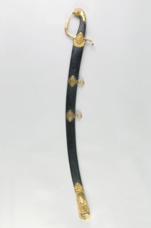 Sabre d'officier de cavalerie légère d'un régiment étranger (hongrois ou polonais), époque Premier Empire