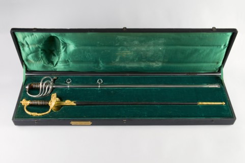 Ensemble d'épées offertes par le parti bonapartiste au Prince impérial Eugène Louis Napoléon Bonaparte pour ses 21 ans, Second Empire