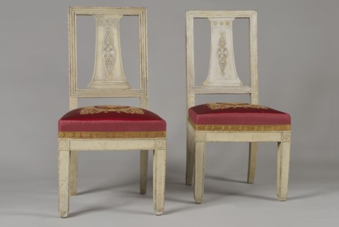 Pair of chairs, by Pierre Benoît Marcion