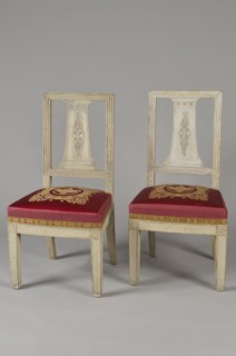 Pair of chairs, by Pierre Benoît Marcion