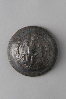 Partie supérieure d'un pommeau de canne de tambour major, 1er Empire