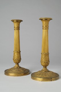Paire de bougeoirs