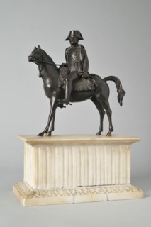 Ecole française du XIXème siècle, Napoléon à cheval