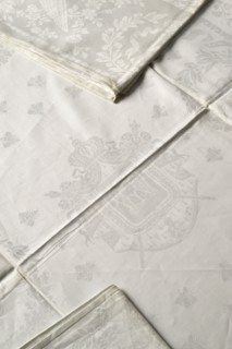 Serviettes de table de Napoléon (détail)