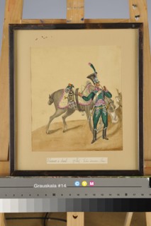 Ecole française du XIXe siècle, Garde impériale Artillerie 1812